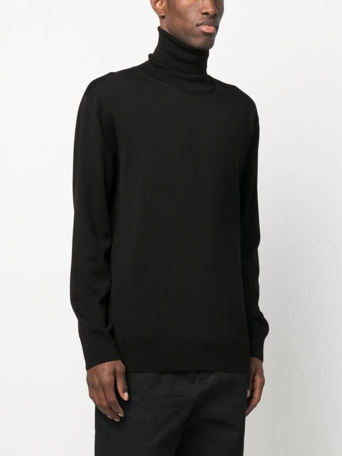Jil Sander Trui met hoge hals Zwart