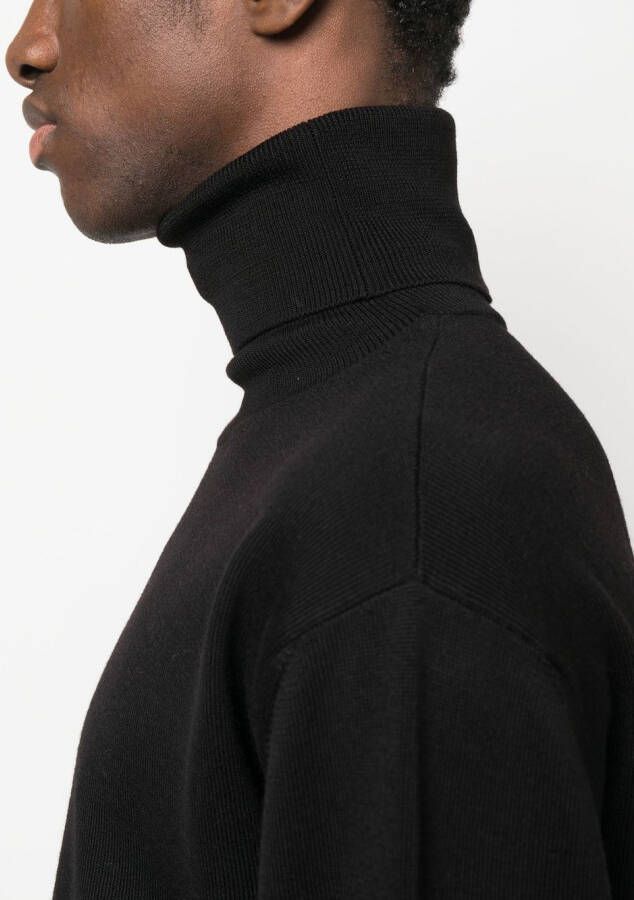 Jil Sander Trui met hoge hals Zwart