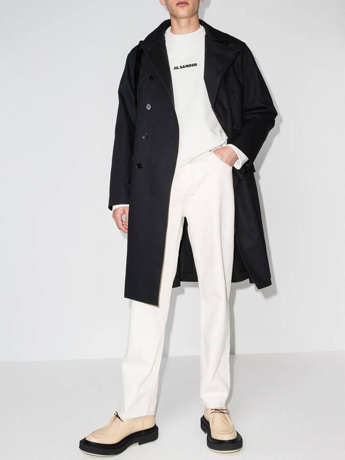 Jil Sander Trui met logoprint Wit