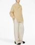 Jil Sander Trui met omgeslagen hals Beige - Thumbnail 3