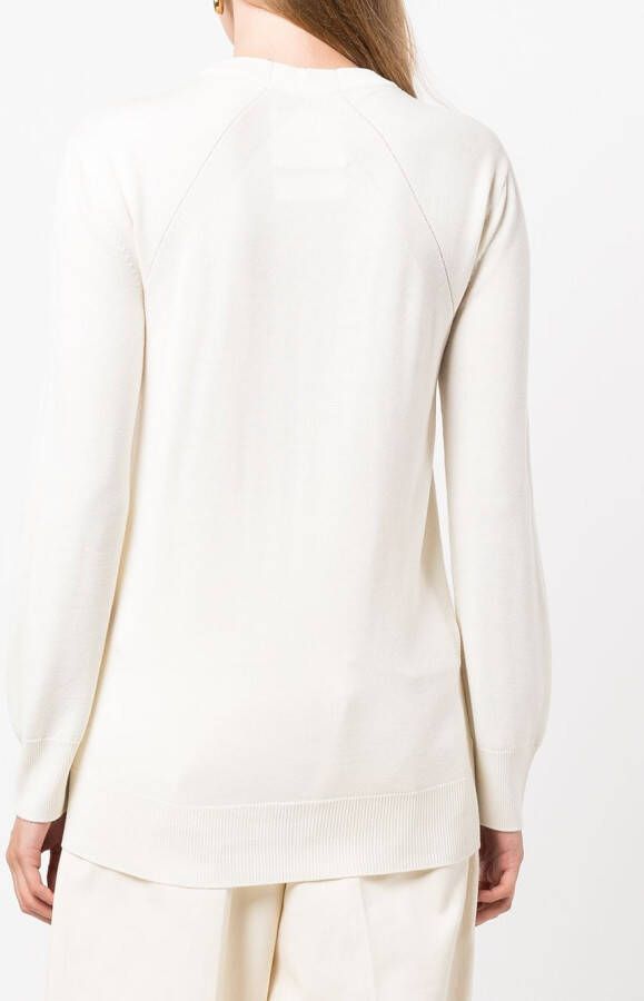 Jil Sander Trui met ronde hals Groen