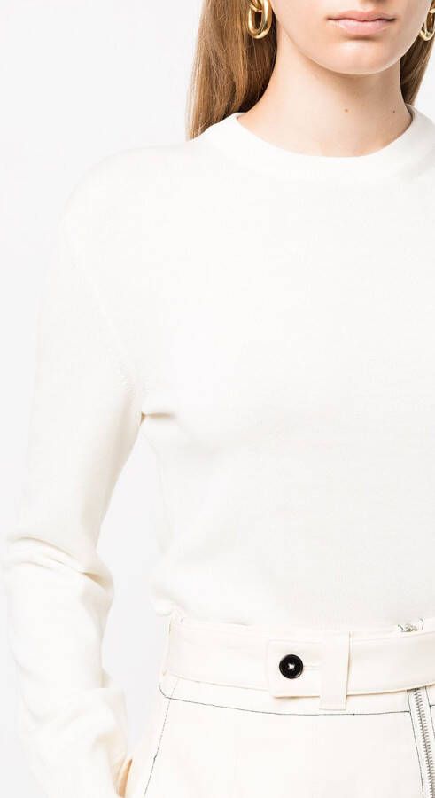Jil Sander Trui met ronde hals Groen