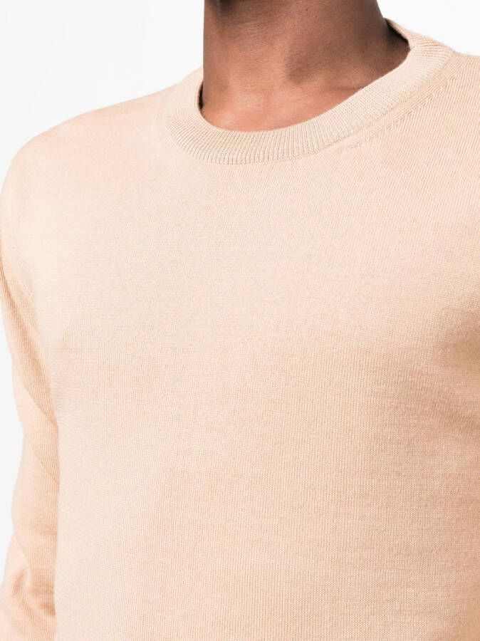 Jil Sander Trui met ronde hals Beige