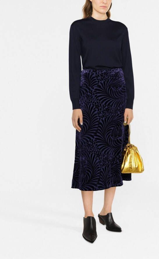 Jil Sander Trui met ronde hals Blauw