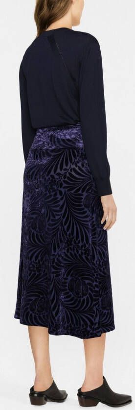 Jil Sander Trui met ronde hals Blauw