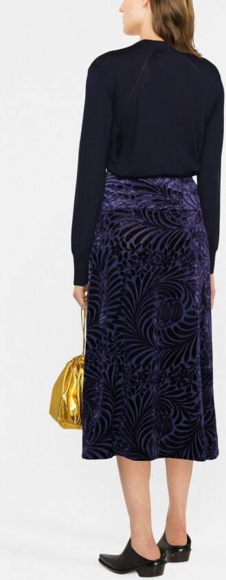 Jil Sander Trui met ronde hals Blauw