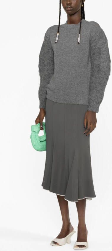 Jil Sander Trui met ronde hals Grijs