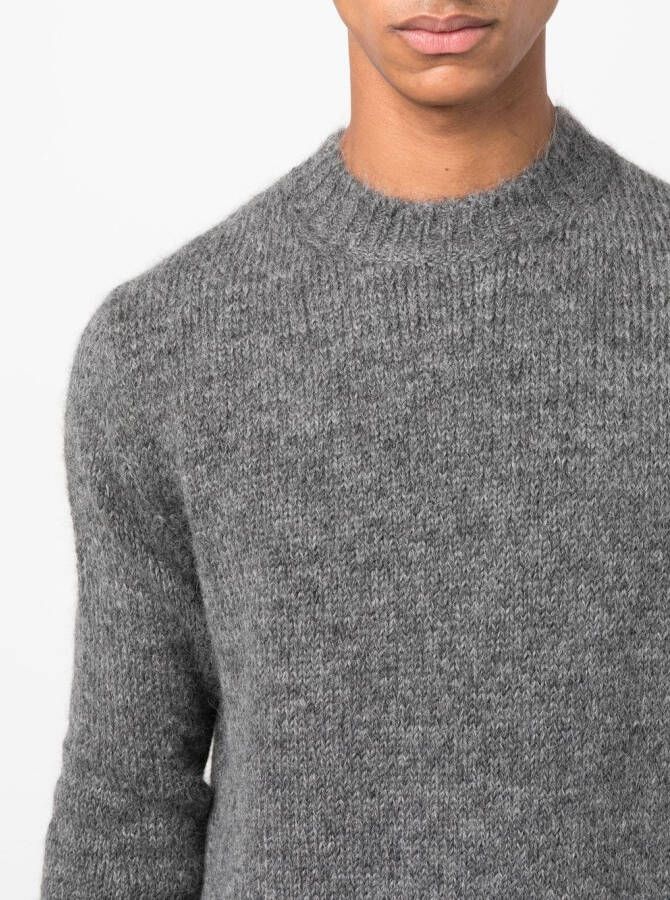 Jil Sander Trui met ronde hals Grijs