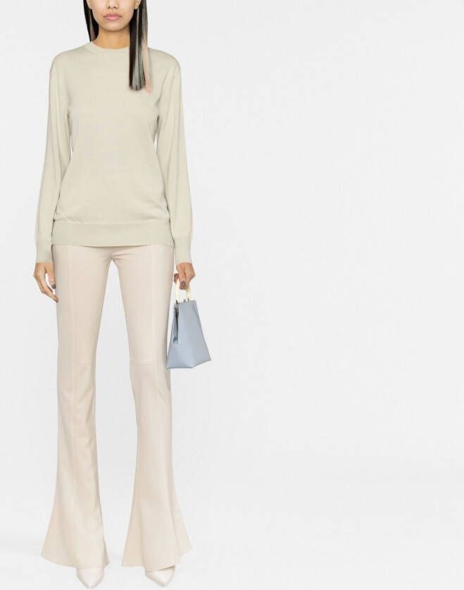 Jil Sander Trui met ronde hals Groen