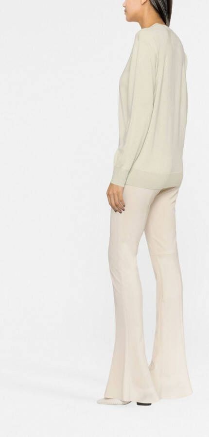 Jil Sander Trui met ronde hals Groen