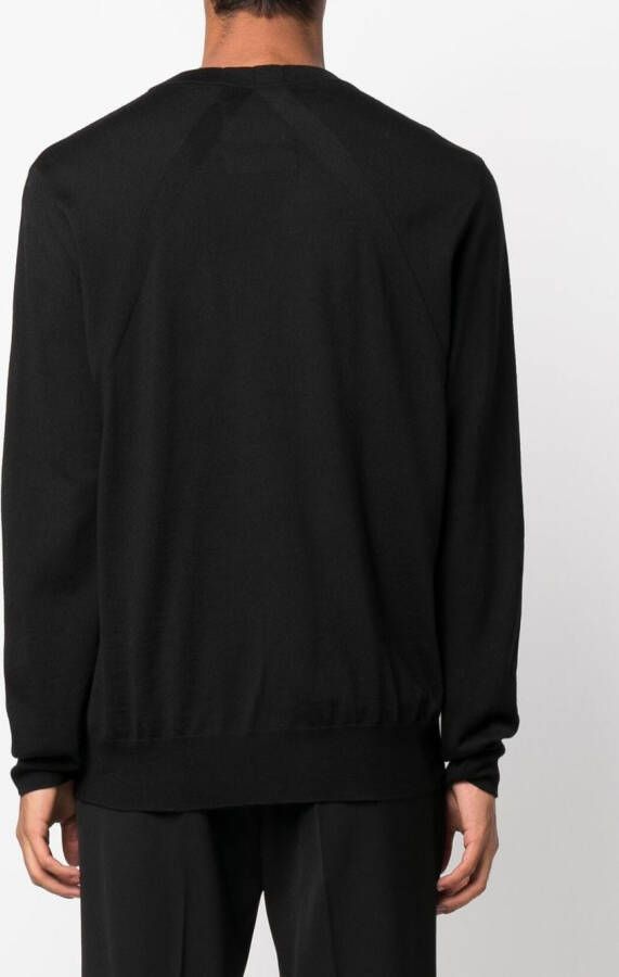 Jil Sander Trui met ronde hals Zwart