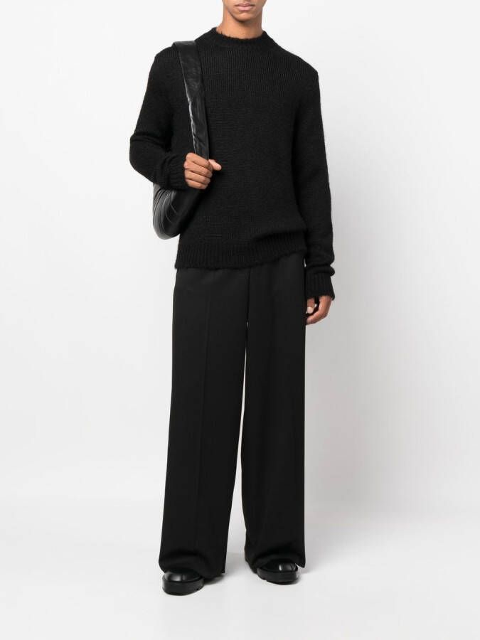 Jil Sander Trui met ronde hals Zwart