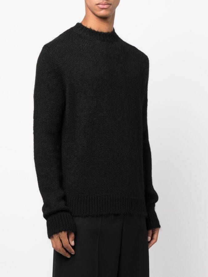 Jil Sander Trui met ronde hals Zwart