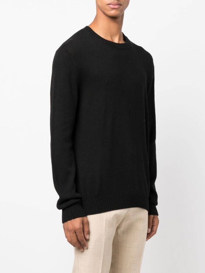 Jil Sander Trui met ronde hals Zwart