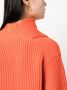 Jil Sander Trui met V-hals Oranje - Thumbnail 5