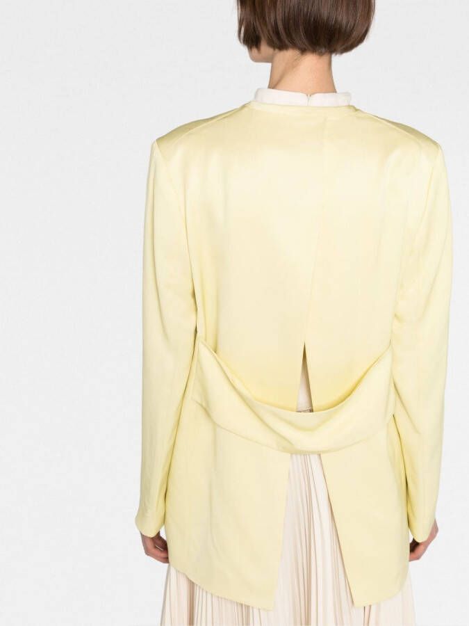 Jil Sander Blazer met split Groen