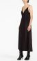 Jil Sander Jurk met V-hals Zwart - Thumbnail 3