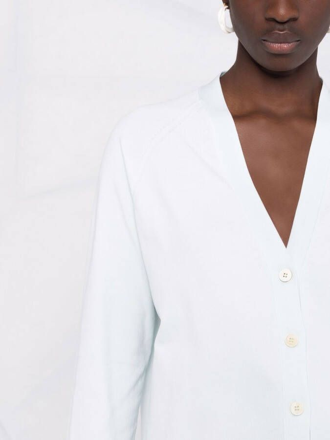 Jil Sander Vest met V-hals Groen