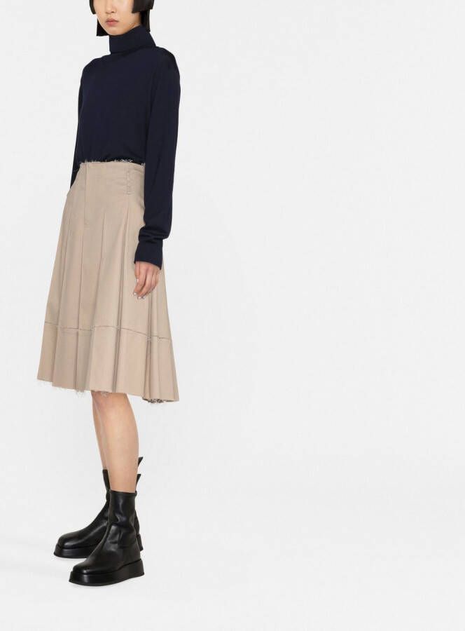 Jil Sander Wollen coltrui Blauw