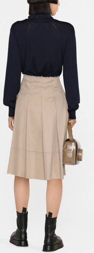 Jil Sander Wollen coltrui Blauw