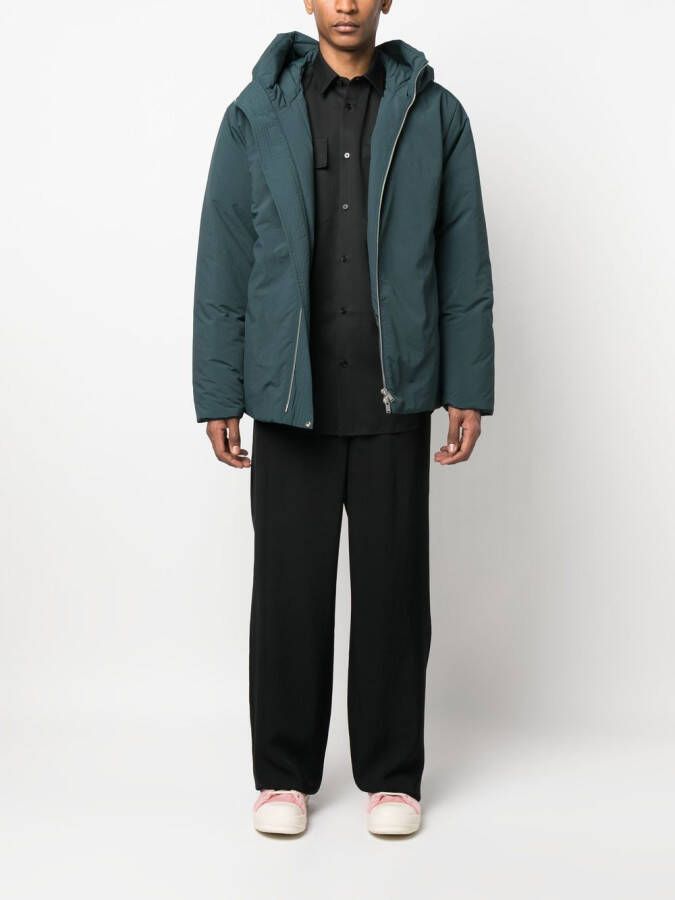 Jil Sander Wollen overhemd Zwart