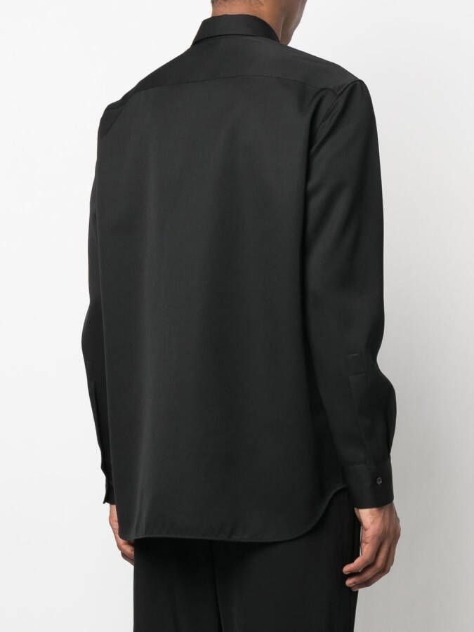 Jil Sander Wollen overhemd Zwart