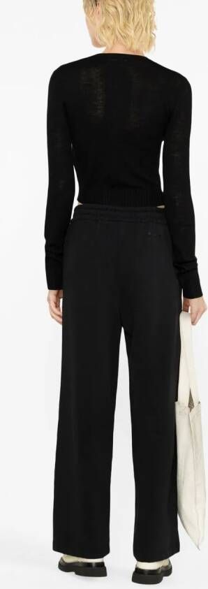 Jil Sander Trui met ronde hals Zwart