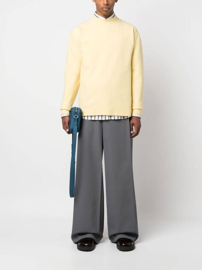 Jil Sander Wollen trui Geel