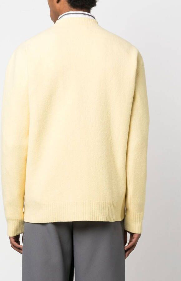 Jil Sander Wollen trui Geel