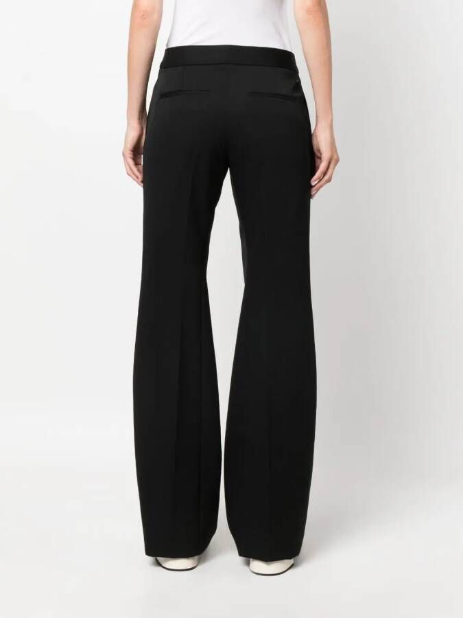 Jil Sander Broek met wijde pijpen Zwart