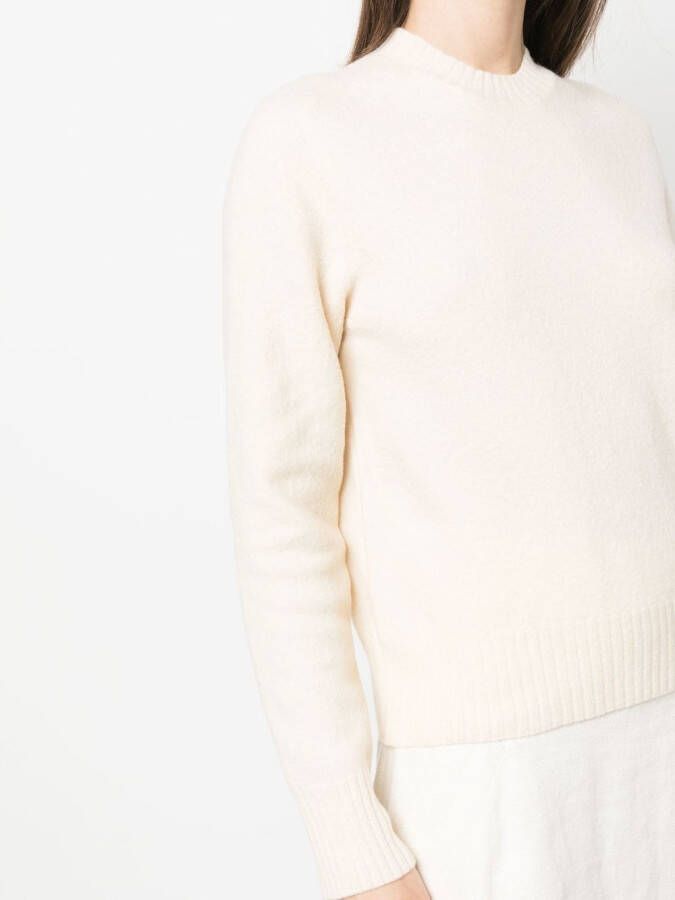 Jil Sander Trui met ronde hals Wit