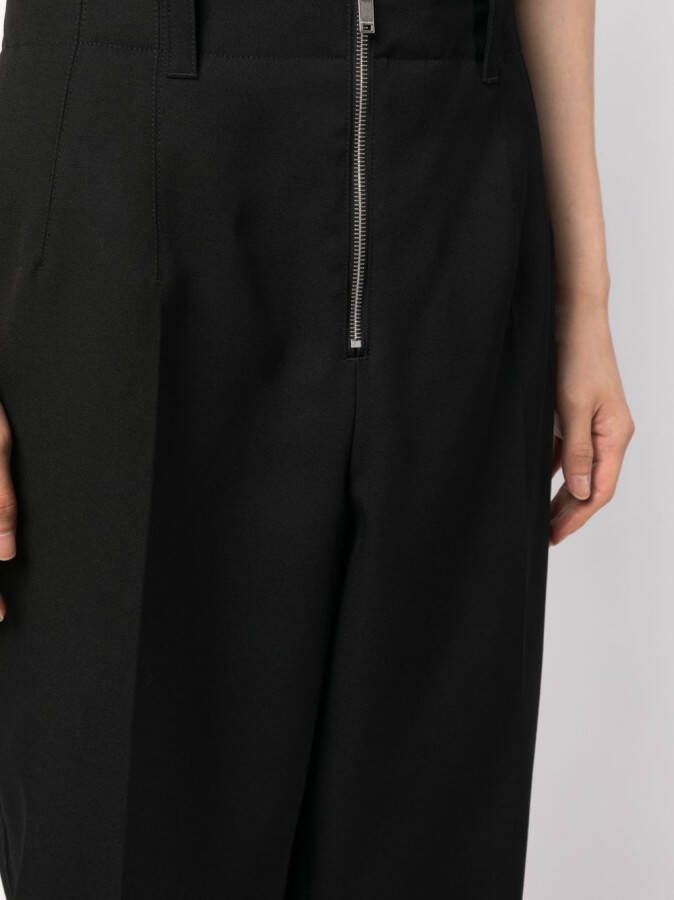 Jil Sander Wollen broek Zwart