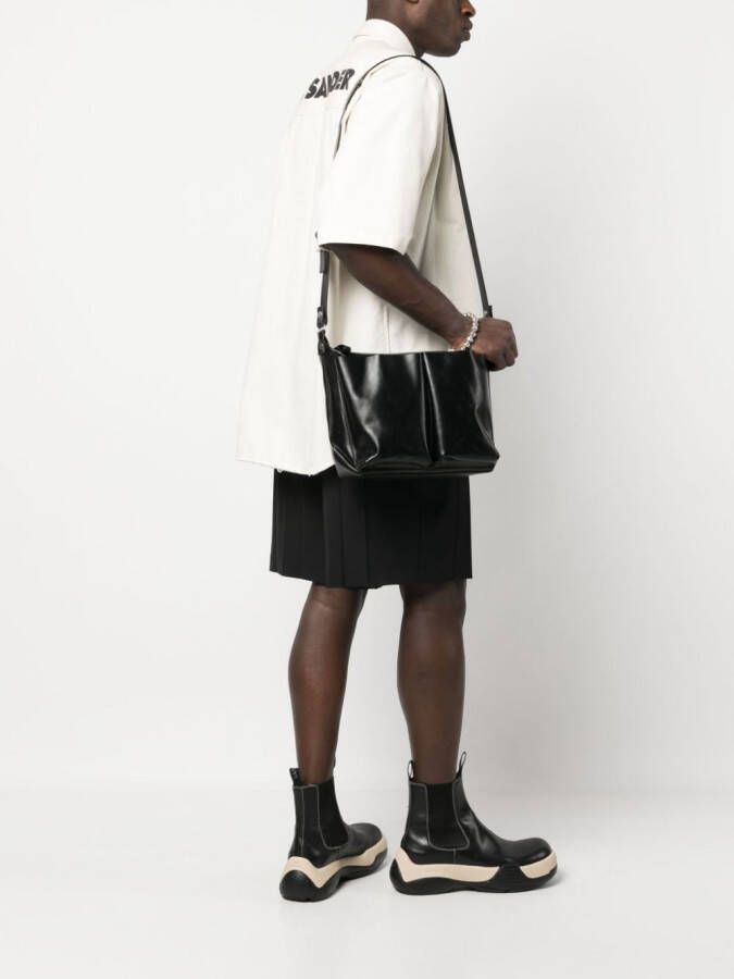 Jil Sander Shopper met rits Zwart