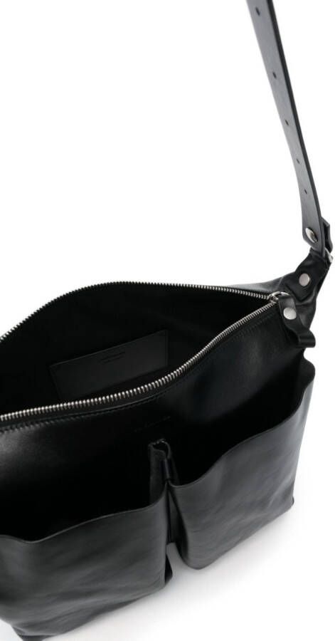 Jil Sander Shopper met rits Zwart