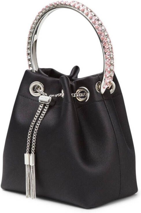 Jimmy Choo Bon tas verfraaid met kristallen Zwart