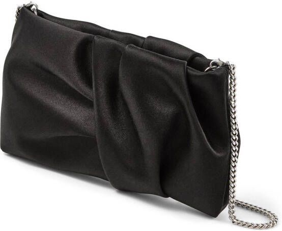 Jimmy Choo Clutch met ruche Zwart