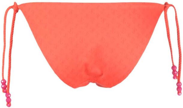 Jimmy Choo Bikinislip met logo-reliëf Rood