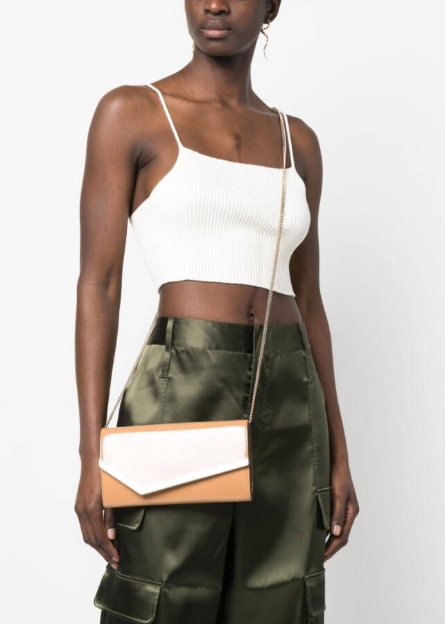 Jimmy Choo Emmie clutch Bruin