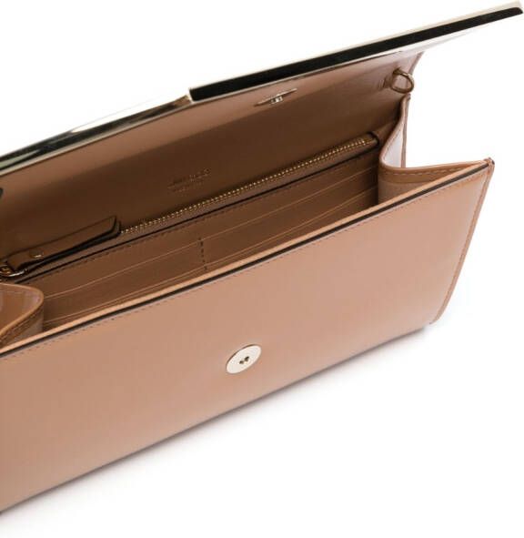 Jimmy Choo Emmie clutch Bruin