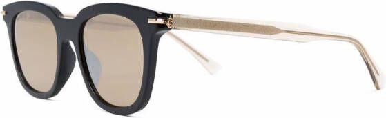 Jimmy Choo Eyewear Amos zonnebril met vierkant montuur Zwart