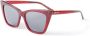 Jimmy Choo Eyewear Lucine zonnebril met cat-eye montuur Rood - Thumbnail 2