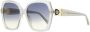 Jimmy Choo Eyewear Manon zonnebril met oversized Grijs - Thumbnail 2