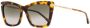 Jimmy Choo Eyewear Zonnebril met rechthoekig montuur Bruin - Thumbnail 2