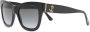 Jimmy Choo Eyewear Zonnebril met cat-eye montuur Zwart - Thumbnail 2