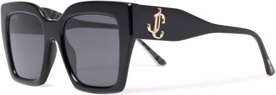 Jimmy Choo Eyewear Zonnebril met oversized montuur Zwart