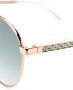 Jimmy Choo Eyewear Zonnebril met piloten montuur Roze - Thumbnail 3