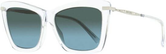 Jimmy Choo Eyewear Zonnebril met rechthoekig montuur Wit