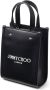 Jimmy Choo Zwarte leren handtas met wit logo Black Dames - Thumbnail 3