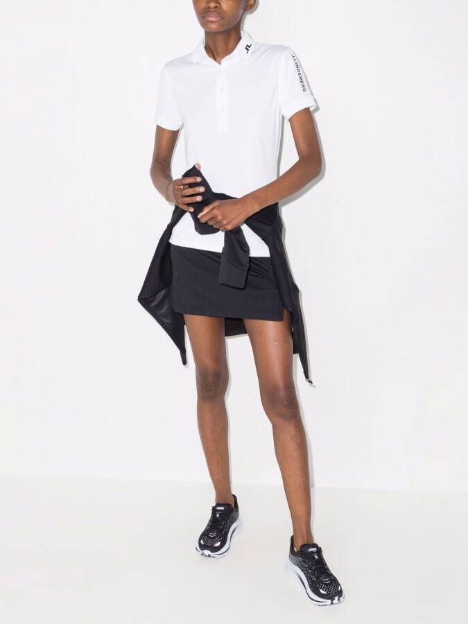 J.Lindeberg Poloshirt met print Wit