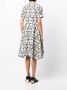JNBY Midi-jurk met abstracte print Zwart - Thumbnail 4
